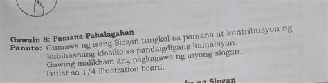 slogan tungkol sa kontribusyon|Gumawa ng isang slogan tungkol sa pamana at kontribusyon ng .